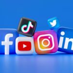 social media apps in bundled cubes