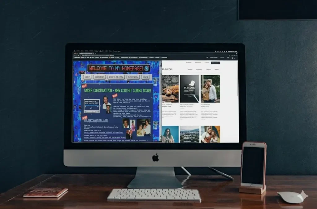 website glow-up signs