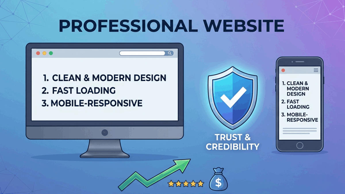 How a Professional Website Builds Trust and Credibility for Your Brand