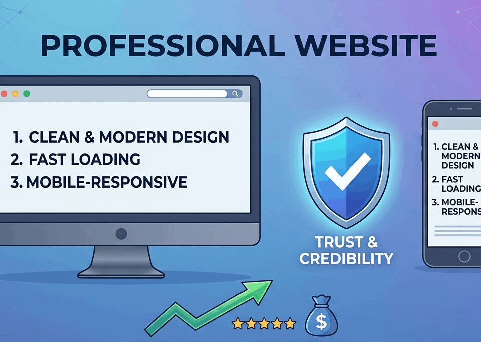 How a Professional Website Builds Trust and Credibility for Your Brand