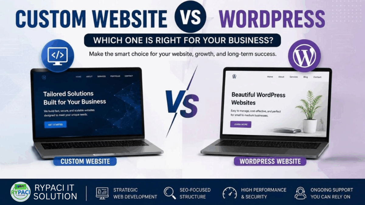 Custom Website vs WordPress Which One Is Right for Your Business